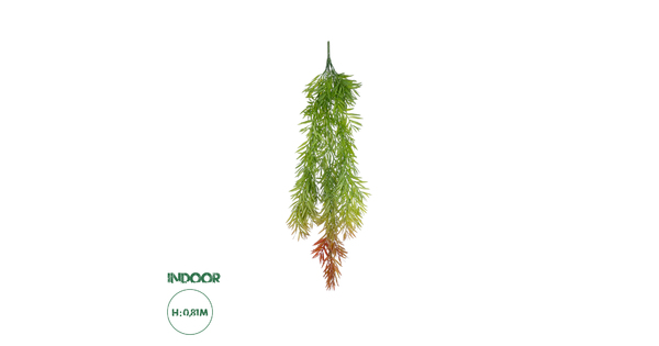Artificial Garden HANGING BARLEY 20858 Τεχνητό Διακοσμητικό Κρεμαστό Φυτό Κριθάρι Μ26 x Π15 x Υ81cm