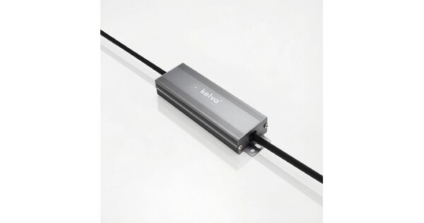 kelvo® SELAS KLV-107-0022 Τροφοδοτικό/Μετασχηματιστής Class I PELV 60W 5A AC 220-240V σε DC 12V Αδιάβροχο IP67 - Γκρι Ανθρακί Ματ - Μ15.8 x Π4.3 x Υ2.3cm - 5 Χρόνια Εγγύηση