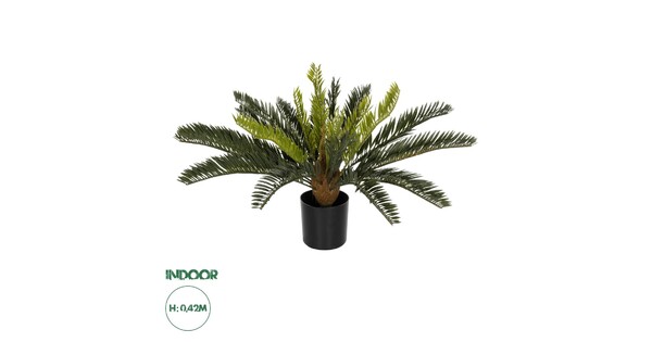 Artificial Garden CYCAS 21474 Τεχνητό Διακοσμητικό Φυτό Κύκας Υ42cm
