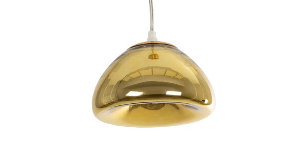 CRISTIN 999-0037 Μοντέρνο Κρεμαστό Φωτιστικό Οροφής με Ντουί 1 x G4 AC 220-240V IP20 - Χρυσό - Μ18 x Π18 x Υ13cm