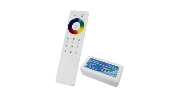 Σετ Ασύρματο RF 2.4G LED Controller Αφής RGB 12-24 Volt για Ένα Group  04042
