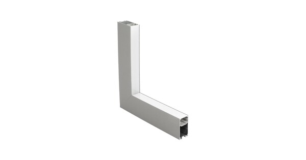 ALP-CORNER-IN90 LUMILINE 61771 Επιφανειακό / Κρεμαστό Προφίλ Αλουμινίου Γωνία με Λευκό Γαλακτερό Πατητό Κάλυμμα για Ταινίες LED IP20 - Γκρι Ανθρακί Ματ - Μ30 x Π3.5 x Υ7cm