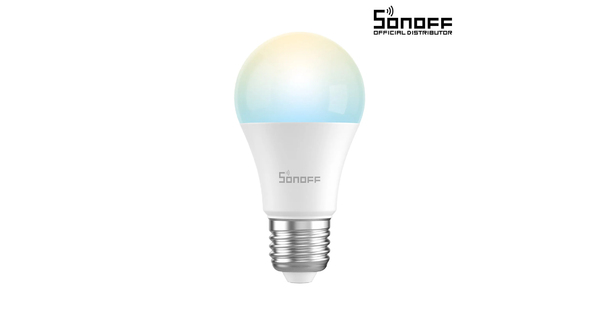80071 SONOFF B02-BL-A60 - LED BULB E27 A60 806lm 9W WiFi+Bluetooth CW (Cool White + Warm white) Dimming Smart Bulb 2700K-6500K