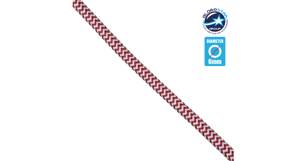 77614 Στρογγυλό Υφασμάτινο Καλώδιο 2 x 0.75mm² Dublo Άσπρο Κόκκινο