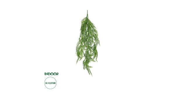 Artificial Garden HANGING FERN BRANCH  20833 Τεχνητό Διακοσμητικό Κρεμαστό κλαδί Φτέρης Μ30 x Π8 x Υ87cm
