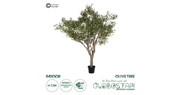 Artificial Garden OLIVE TREE 21112 Τεχνητό Διακοσμητικό Δέντρο Ελιά Υ220cm
