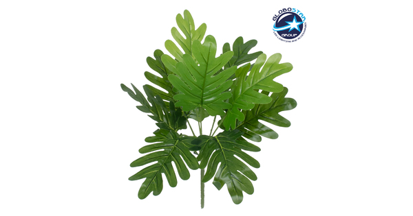 TREE PHILODENDRON 78299 Τεχνητό Φυτό Φιλόδεντρο - Μπουκέτο Διακοσμητικών Φυτών - Κλαδιών με Φύλλωμα Πράσινο Υ40cm