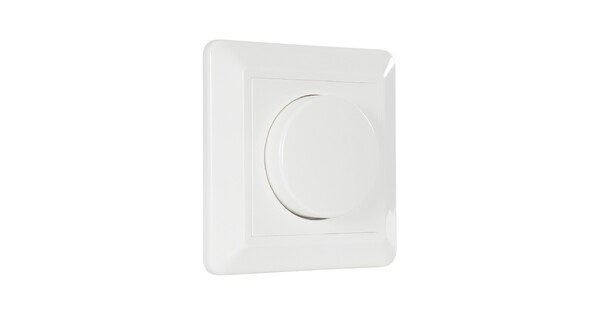 999-0006 Ροοστάτης Dimmer Τοίχου LED AC100-240V 400W IP20 Μ8.4 x Π8.4 x Υ4.5cm