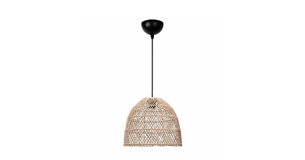 CESTINO 204-0178 Boho Κρεμαστό Φωτιστικό Οροφής Μονόφωτο 1 x E27 AC 220-240V IP20 Μπεζ - Μ30 x Π30 x Υ25cm