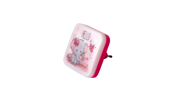 KIDDO 202-0001 Παιδικό Φωτιστικό Νυκτός LED 1W 95lm 360° AC220-240V IP20 Ψυχρό Λευκό 6000K - M5.5 x Π5.5 x Υ8cm - 2 Χρόνια Εγγύηση