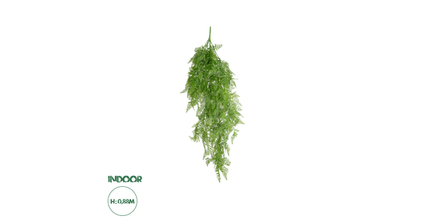 Artificial Garden HANGING FERN 20804 Τεχνητό Διακοσμητικό Κρεμαστό Φυτό Φτέρη Μ40 x Π20 x Υ88cm