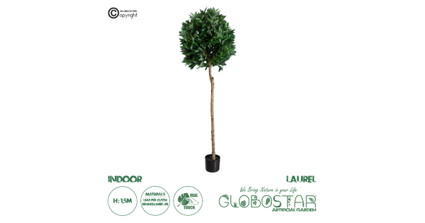 Artificial Garden LAUREL 20085 Τεχνητό Διακοσμητικό Φυτό Δάφνη Υ150cm