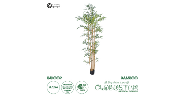Artificial Garden BAMBOO 20037 Τεχνητό Διακοσμητικό Φυτό Μπαμπού Υ250cm