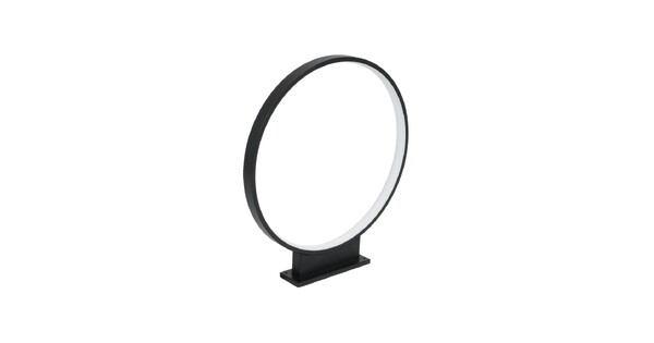 LUNEA GLB-103-0009 Φωτιστικό Κολωνάκι Κήπου LED 15W 1350lm 120° AC 220-240V Αδιάβροχο IP65 Θερμό Λευκό 2700K - Sanan SMD Chip - Μαύρο Ματ - Μ45 x Π7 x Υ50cm - 3 Χρόνια Εγγύηση
