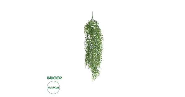Artificial Garden HANGING ADIANTUM 20837 Τεχνητό Διακοσμητικό Κρεμαστό Κλαδί Αδίαντο Μ20 x Π6 x Υ90cm