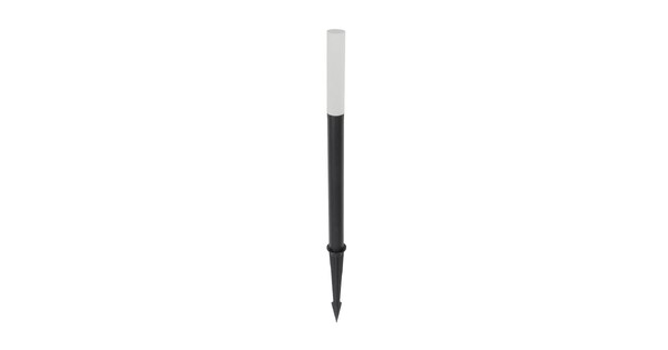REED GLB-103-0008 Φωτιστικό Κολωνάκι Κήπου με Καρφωτή Βάση LED 5W 450lm 360° DC 24V Αδιάβροχο IP65 Θερμό Λευκό 2700K - Sanan SMD Chip - Μαύρο Ματ - Μ3 x Π3 x Υ65cm - 3 Χρόνια Εγγύηση