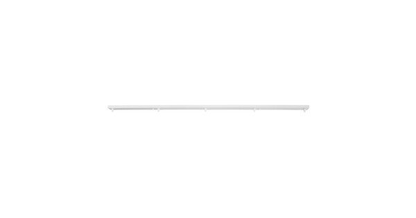 WALLBASE 77526 Γραμμική Μεταλλική Ροζέτα για Κρέμαση 5 Φωτιστικών - Λευκό - Μ120 x Π5 x Υ2cm