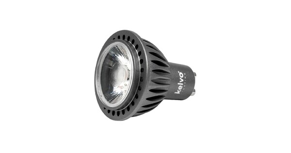 kelvo® KYRON 10° KLV-103-0004 Σποτ GU10 MR16 LED 5W 550lm CRI (Ra) ≥ 90 10° AC 220-240V IP20 Θερμό Λευκό 2700K Dimmable - CREE CXA Chip - Γκρι Ανθρακί Ματ - Μ5 x Π5 x Υ6cm - 3 Χρόνια Εγγύηση
