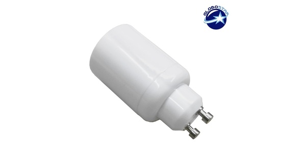 Πλαστικός Αντάπτορας από GU10 σε E27  78976