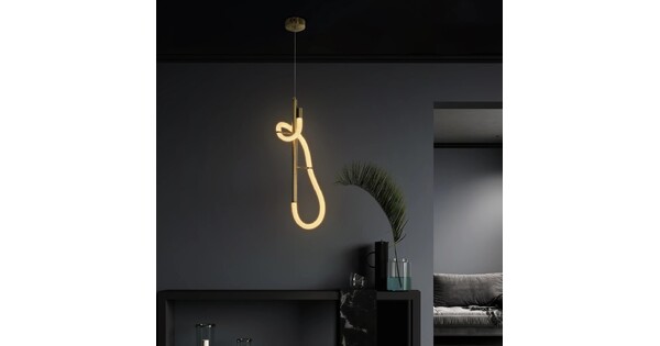 kelvo® GLOW KLV-101-0159 Κρεμαστό Φωτιστικό Οροφής LED 24W 2400lm 360° AC 220-240V IP20 Ρυθμιζόμενο Λευκό CCT με On/Off 2700K/4500K/6000K - Lumileds SMD Chip - Χρυσό Πλατίνα - Μ24 x Π10 x Υ62cm - 3 Χρόνια Εγγύηση