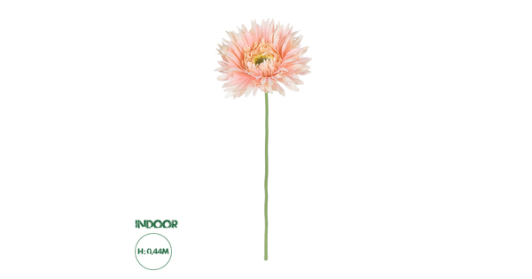 Artificial Garden PINK GERBERA  BRANCH 21105 Τεχνητό Διακοσμητικό Κλαδί Ζέρμπερας Ροζ Y44cm