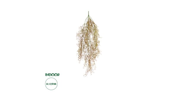 Artificial Garden HANGING AIR GRASS 20816 Τεχνητό Διακοσμητικό Κρεμαστό Φυτό Air Grass Μ22 x Π10 x Υ91cm