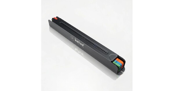 kelvo® PULSE KLV-107-0004 Ultra Slim Τροφοδοτικό/Μετασχηματιστής Class I PELV 120W 5A AC 220-240V σε DC 24V IP20 - Γκρι Ανθρακί Ματ - Μ25 x Π2.6 x Υ2.4cm - 5 Χρόνια Εγγύηση