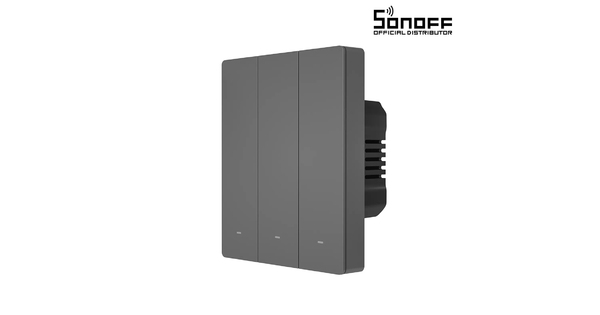 80089 SONOFF M5-3C-80 SwitchMan Mechanical Smart Switch WiFi & Bluetooth AC 100-240V Max 6A 1320W (2A/Way) 3 Way