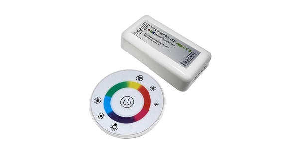 Controller RGB 2.4G Round 12-24 Volt DC White Body  77545