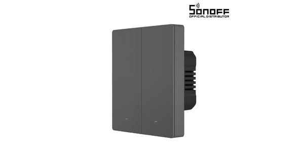 80088 SONOFF M5-2C-80 SwitchMan Mechanical Smart Switch WiFi & Bluetooth AC 100-240V Max 10A 2200W (5A/Way) 2 Way