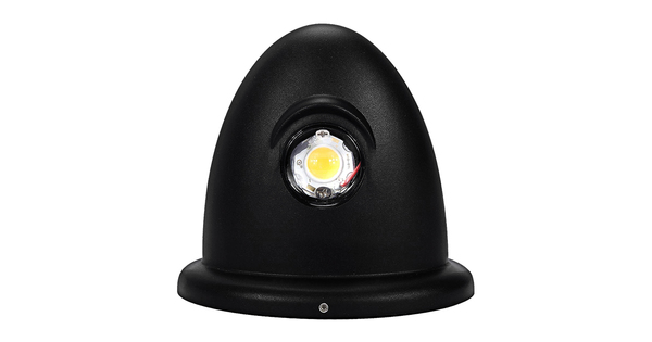 LED Φωτιστικό Τοίχου Αρχιτεκτονικού Φωτισμού Up Down Μαύρο IP65 10 Watt CREE Θερμό Λευκό  93068