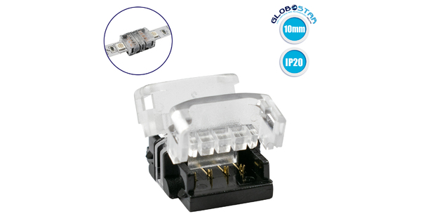70721 Ταχυσύνδεσμος Ένωσης IP20 - Strip To Strip Connector για Ένωση 2 x RGB Ταινίες LED Πλάτους 10mm