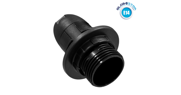 ΣΕΤ Ντουί E14 με Ροδέλα Πλαστικό Μάυρο DIY  78961