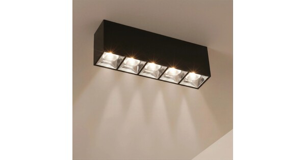 kelvo® LUMINAR KLV-101-0333 Φωτιστικό Downlight Σποτ LED 20W 2800lm 36° AC 220-240V IP20 Φυσικό Λευκό 4500K - Osram SMD Chip & TÜV SÜD Driver - Μαύρο Ματ - Μ19.5 x Π4.2 x Υ6.6cm - 5 Χρόνια Εγγύηση