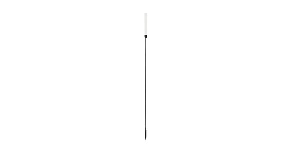 REED GLB-103-0006 Φωτιστικό Κολωνάκι Κήπου με Καρφωτή Βάση LED 2W 180lm 360° DC 24V Αδιάβροχο IP65 Θερμό Λευκό 2700K - Sanan SMD Chip - Μαύρο Ματ - Μ2 x Π2 x Υ100cm - 3 Χρόνια Εγγύηση