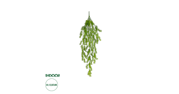 Artificial Garden HANGING CYPRESS 20823 Τεχνητό Διακοσμητικό Κρεμαστό Φυτό Κυπαρίσσι Μ25 x Π15 x Υ80cm