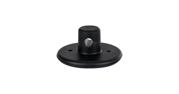 DIY 77560 Επιτοίχιο Εξάρτημα Στήριξης Καλωδίου Φωτιστικού - Φ4.5 x Υ2cm - Μαύρο - Σιλικόνης - 5 Χρόνια Εγγύηση