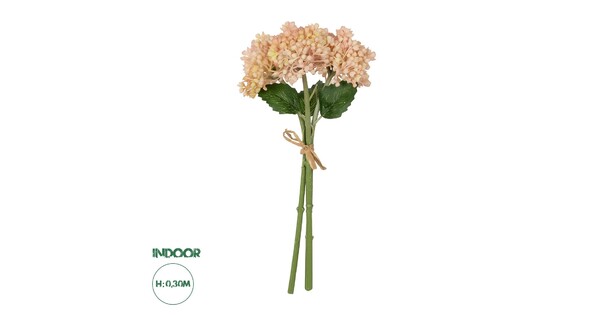 Artificial Garden SALMON PINK HYACINTH BOUQUET 21355 Τεχνητό Διακοσμητικό Μπουκέτο Ροζ Υάκυνθος Y30cm