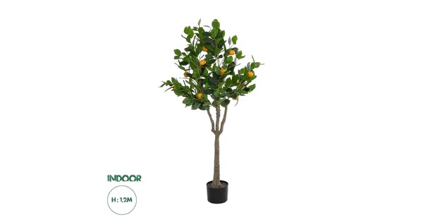 Artificial Garden ORANGE TREE 21108 Τεχνητό Διακοσμητικό Δέντρο Πορτοκαλιά Μ70 x Π50 x Υ120cm