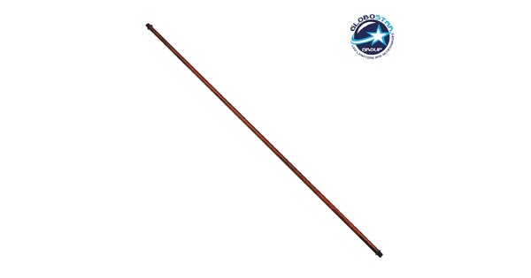 77567 Σωλήνας Φωτιστικού με Εξωτερικά Πάσα - Καφέ Σκουριάς - Μ70 x Π0.10 x Υ0.10cm