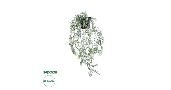 Artificial Garden HANGING DAFFODIL LEAF 20873 - Τεχνητό Κρεμαστό Διακοσμητικό Φυτό Φύλλο Νάρκισσου Φ25 x Y60cm