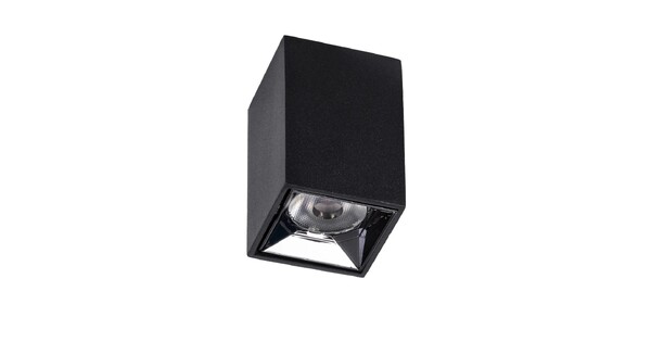 kelvo® LUMINAR KLV-101-0323 Φωτιστικό Downlight Σποτ LED 3W 405lm 36° AC 220-240V IP20 Θερμό Λευκό 2700K - Osram SMD Chip & TÜV SÜD Driver - Μαύρο Ματ - Μ4.2 x Π4.2 x Υ6.6cm - 5 Χρόνια Εγγύηση