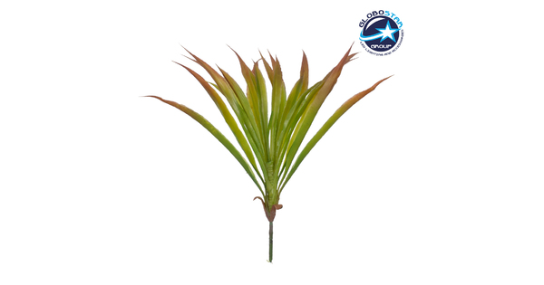 CORDYLINE 78229 Τεχνητό Φυτό Κορδιλύνη - Μπουκέτο Διακοσμητικών Φυτών - Κλαδιών με Φύλλωμα Πράσινο - Κόκκινο Υ34cm