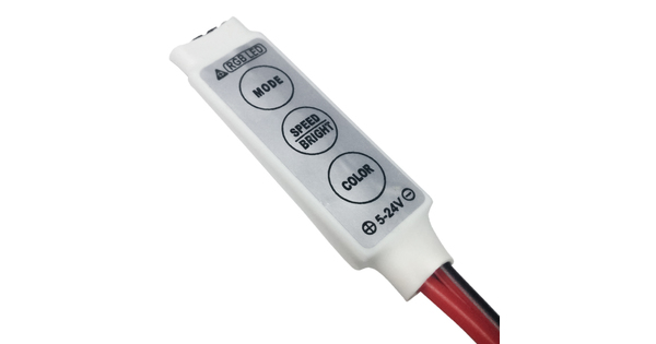 LED RGB Controller με Καλώδιο 5-12-24 Volt 72 Watt  77412