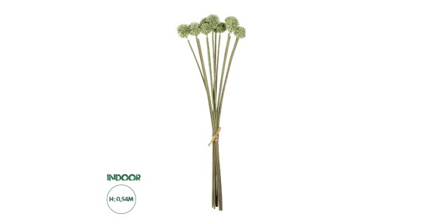Artificial Garden PALE GREEN DANDELION BOUQET 21362 Τεχνητό Διακοσμητικό Ταραξάκο Μπουκέτο Y54cm