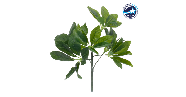 SCHEFFLERA 78222 Τεχνητό Φυτό Σεφλέρα - Μπουκέτο Διακοσμητικών Φυτών - Κλαδιών με Φύλλωμα Πράσινο Υ30cm