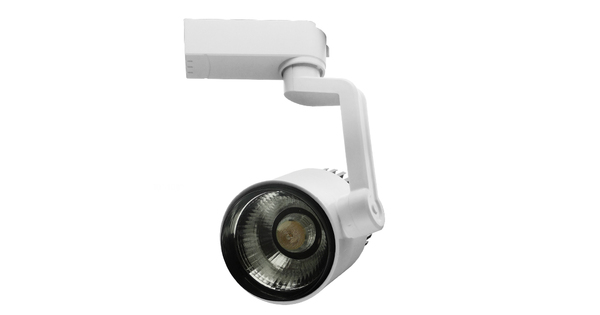  S-40043 Διφασικό Bridgelux COB LED Φωτιστικό Σποτ Ράγας 15W 230V 1500lm 24° Θερμό Λευκό 3000k
