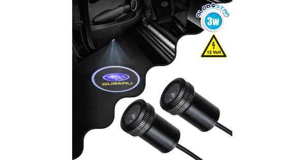 81625 SUBARU Ghost Car Brand Logo Projector - Προτζέκτορας Προβολής Μάρκας Αυτοκινήτου LED CREE XHP35 3W 240lm 120° DC 12V IP20 Ψυχρό Λευκό 6000K