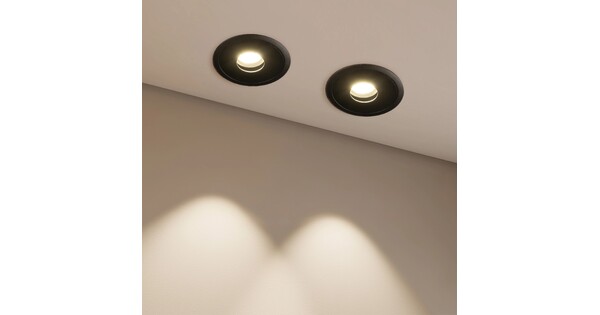 kelvo® PINADO KLV-101-0128 Χωνευτό Downlight Σποτ LED 7W 875lm 15° AC 220-240V IP20 Φυσικό Λευκό 4500K - Bridgelux COB Chip & TÜV SÜD Driver - Μαύρο Ματ - Μ8.3 x Π8.3 x Υ8.16cm / Q7.3cm - 5 Χρόνια Εγγύηση