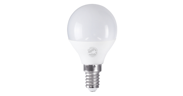 60017 Λάμπα LED E14 G45 Γλομπάκι 6W 564lm 260° AC 220-240V IP20 Φ4.5 x Υ7.8cm Θερμό Λευκό 2700K - 3 Years Warranty
